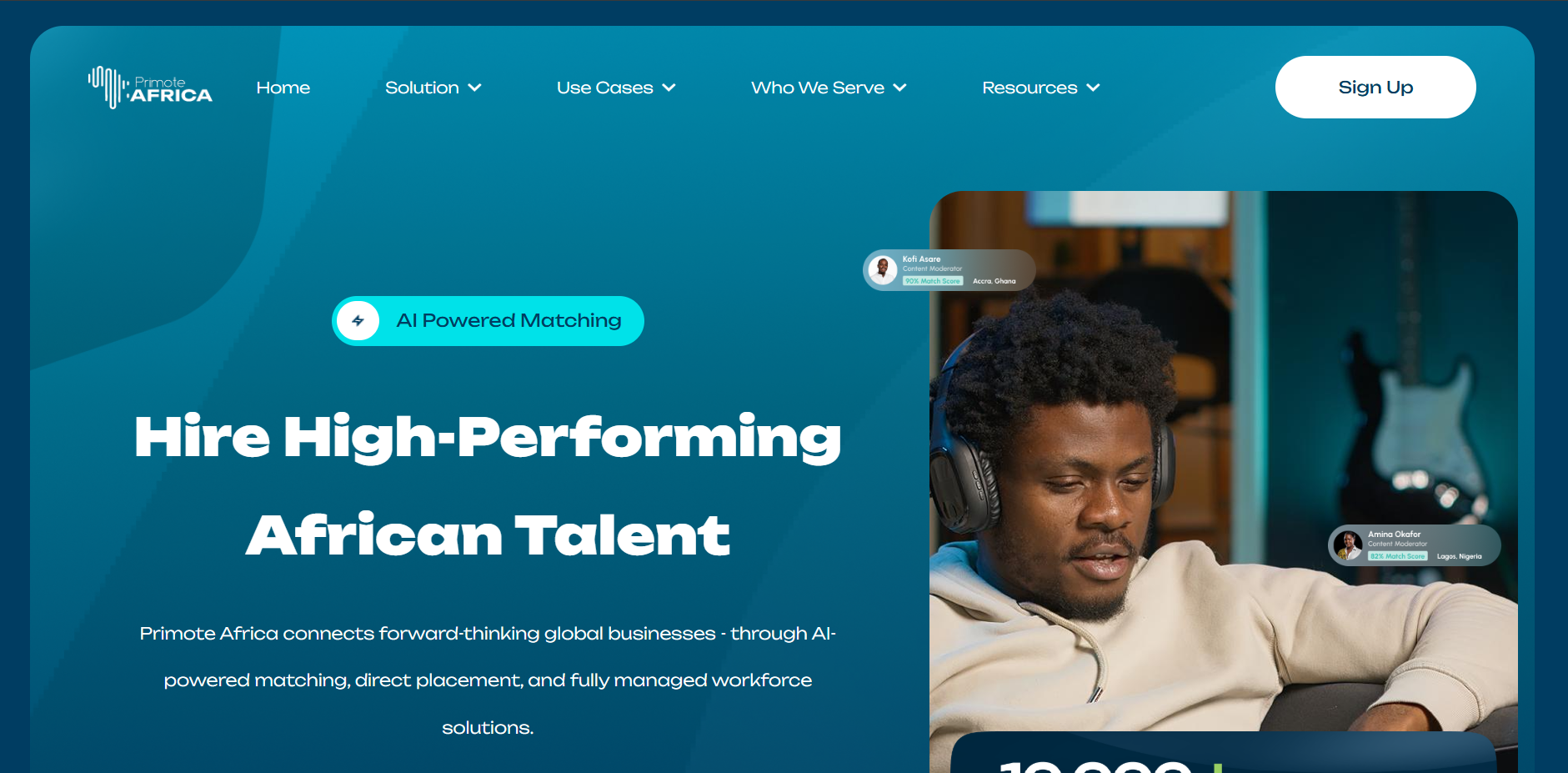 Primote Africa talent platform